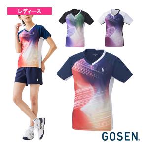 ゴーセン テニス・バドミントンウェア『レディース』  ゲームシャツ/レディース『T2347』｜luckpiece