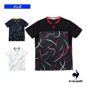 ルコック テニス・バドミントンウェア（メンズ/ユニ）  グラフィックゲームシャツ／メンズ（QTMWJA01）｜luckpiece