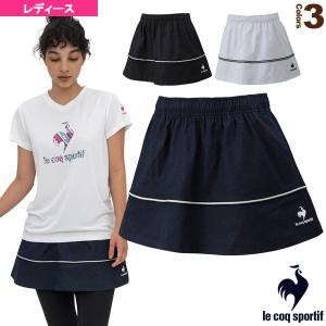 ルコック ウェア（レディース）  DENIM PRINT GAME SKORT／デニムプリントゲームスコート／レディース（QTWTJE06）｜luckpiece