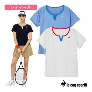 ルコック テニス・バドミントンウェア『レディース』  Aile formeゲームシャツ/レディース『QTWXJA01』｜luckpiece