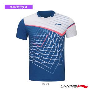 リーニン テニス・バドミントンウェア（メンズ/ユニ）  ゲームシャツ／ユニセックス（AAYT023）｜luckpiece