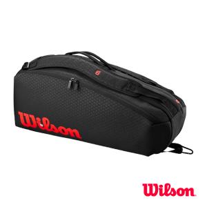 wilson - 【Wilson】TOUR V 15 PACK 　ウィルソンテニスバッグ Wilson ウイルソン テニスバッグ・ケース TOUR V 15PACK BLACK
