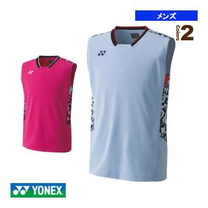 ヨネックス テニス・バドミントンウェア（メンズ/ユニ）  ゲームシャツ／ノースリーブ／メンズ（10522）｜luckpiece