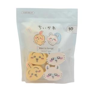 ダイカットパフ ちいかわ うさぎ&モモンガ メ...の詳細画像2