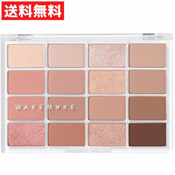 WAKEMAKE ソフトブラーリング アイパレット アイシャドウ 03 サンセットブラーリング 16...