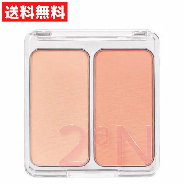 2aN チーク デュアルチーク 07 ピーチ フィズ PEACH FIZZ 韓国 コスメ 多幸感 オ...