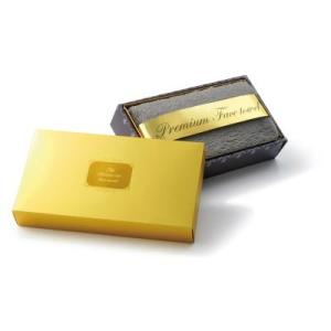 プレミアムフェイスタオル（ダークグレー）72個販売 お肌にやさしくふれるやわらかな手ざわりのフェイスタオル ゴールドパッケージ 贈答品 ・記念品