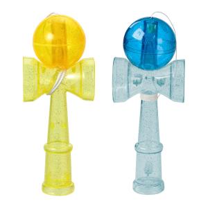 けん玉 おしゃれ キラキラプラ製けん玉 100個...の商品画像