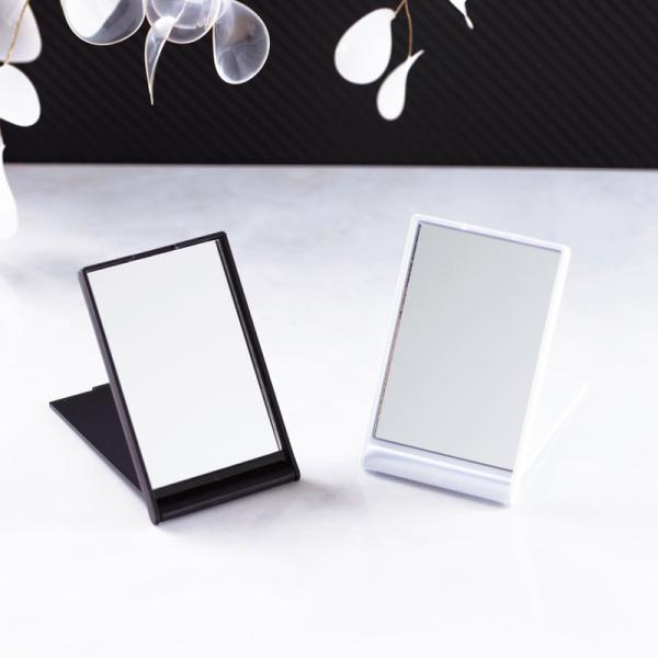 ハンディコンパクトミラー【色指定可】100個セット販売  飽きの来ないシンプルなスリム＆コンパクトデ...