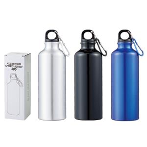 水素水 携帯ボトル 3本 携帯に便利な H2 アルミボトル 水筒 500ml