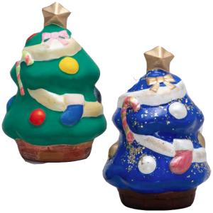 お絵かき　クリスマスツリー（陶器）貯金箱　100個以上販売　クリスマス　ツリー　手作りキット 工作キット イベント｜lucky-merci