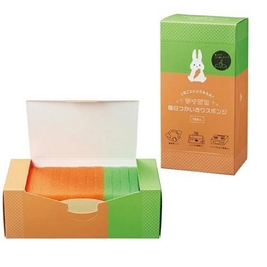 マイピカ　毎日つかいきりスポンジ18個入　80個セット販売 万能スポンジ キッチングッズ　 販促品・...