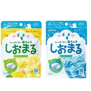 塩ラムネ しおまる 100個セット販売 しょっぱくない塩ラムネ レモンソーダ味・サイダー味の2種類からお選びください 熱中症対策 販促品・景品