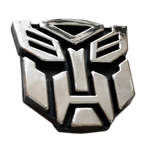 【並行輸入品】Auto Robot Chrome Finish PVC Car Auto Emble...