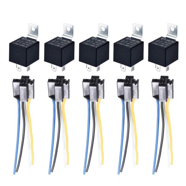 【並行輸入品】E Support〓 車両用リレー 12V 24V 30A 40A 80A SPST ...