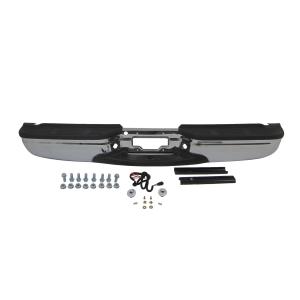 【並行輸入品】99 07 フォード スーパーデューティー F250 F350 450 550 リアステップバンパー クロームフルアッシー ブラケ