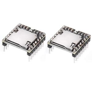 【並行輸入品】HiLetgo〓 2個セット TFカード Uディスクミニ MP3プレーヤー オーディオ 音声 モジュールボード Arduino D