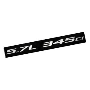 【並行輸入品】ERPART 5.7L 345ci SILVER on BLACK Highly Po...