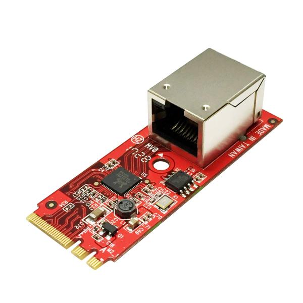 【並行輸入品】Ableconn M2 NW107R M.2 ギガビットイーサネットモジュール (右角...
