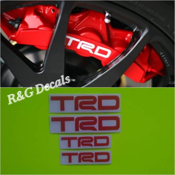 【並行輸入品】R&amp;G TRD Brake Caliper HIGH Temp Decal Stick...