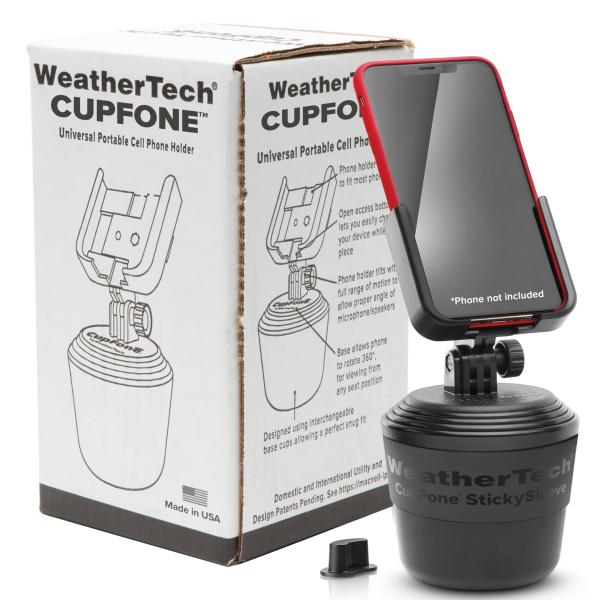【並行輸入品】WeatherTech CupFone &amp; CupFone XL ユニバーサルカーフォ...