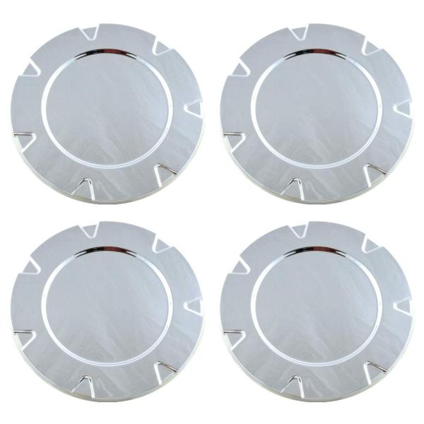 【並行輸入品】BB Auto Set of 4 New Chrome Wheel Hub Cente...