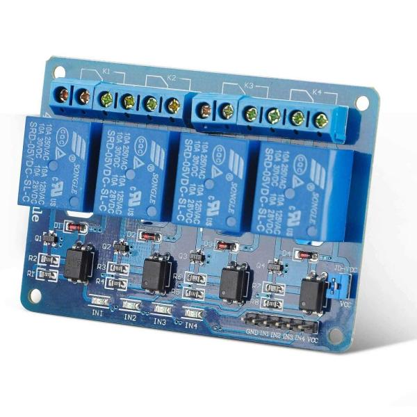 【並行輸入品】Gump's Grocery 5V 4チャンネルリレーモジュール 光カプラー付き Ar...