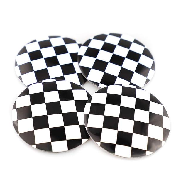 【並行輸入品】XDG 4ピース 56mm /2.2インチ 円形円弧形 3D ホイールハブキャップ セ...