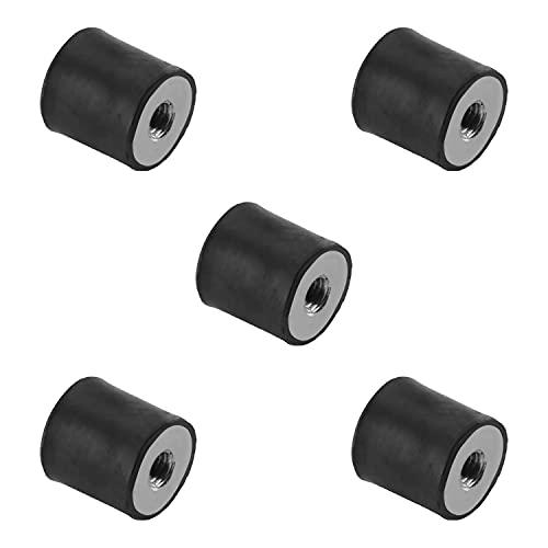 【並行輸入品】Yinpecly 8個 M5 炭素鋼 振動 ゴム アイソレーター スレッド ラバーマウ...