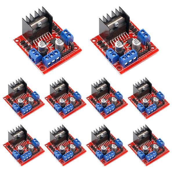 【並行輸入品】10 Pack L298N Motor Drive Controller Board ...