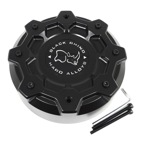 【並行輸入品】ブラックライノ サテンブラック センターキャップボルト クローズドエンド 5/6/8L...