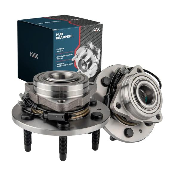 【並行輸入品】KAX 515096 4WD ペア フロントホイールハブとベアリングアセンブリ Ava...