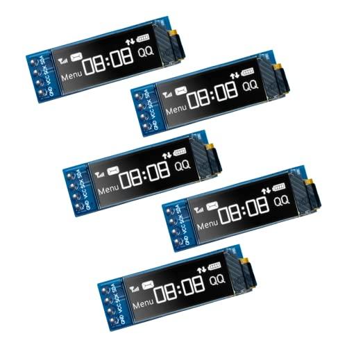 【並行輸入品】Hosyond 5個 0.91インチ I2C OLED ディスプレイモジュール IIC...