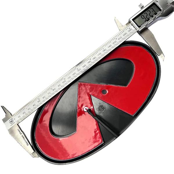 【並行輸入品】イルミネーションLEDライトカーフロントグリルエンブレムバッジ ブラック ダイナミック...