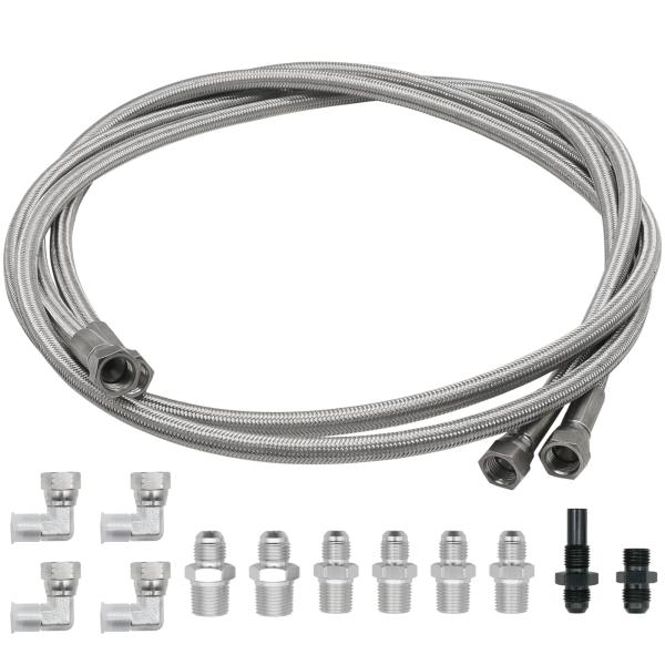 【並行輸入品】70インチ 6AN SS 編組トランスミッションクーラーホースライン 700R4 4L...