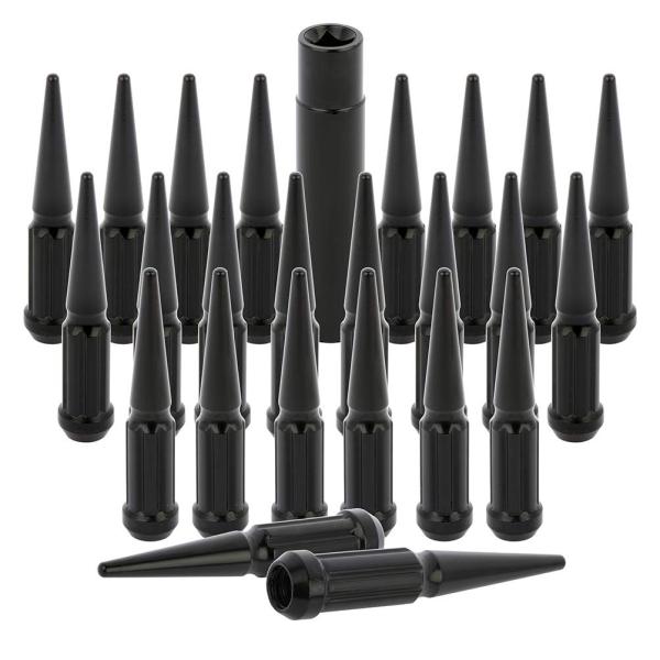 【並行輸入品】SCITOO 24個 14x2 ホイールラグナットセット 高さ4.5 x 0.90 ク...