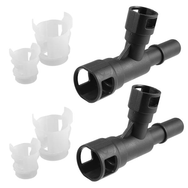 【並行輸入品】X AUTOHAUX 2 Pcs Heater Hose Tee Cooling Qu...