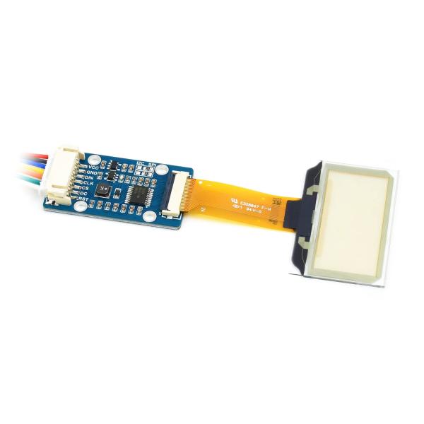 【並行輸入品】waveshare 1.5インチ OLED 透明モジュール ライトブルー カラーディス...