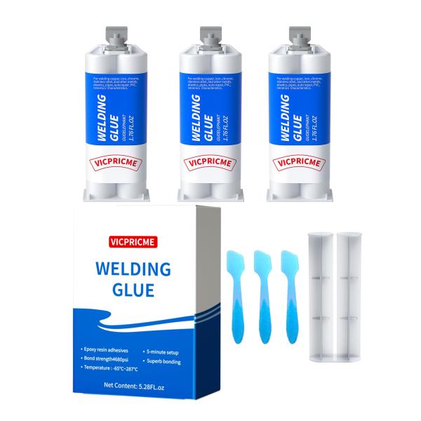 【並行輸入品】VICPRICME 1.76 oz Metal Epoxy Glue, 2 Part ...