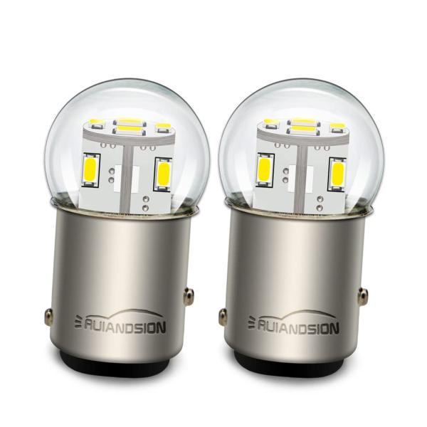 【並行輸入品】Ruiandsion 2 個 1157 LED 電球 12V BAY15D 2057 ...