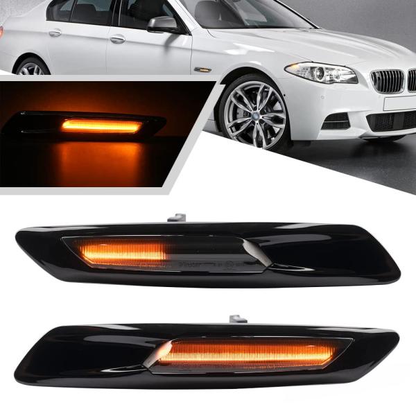 【並行輸入品】Mingrui test 2個 アンバー F10 LED ダイナミックシーケンシャル ...