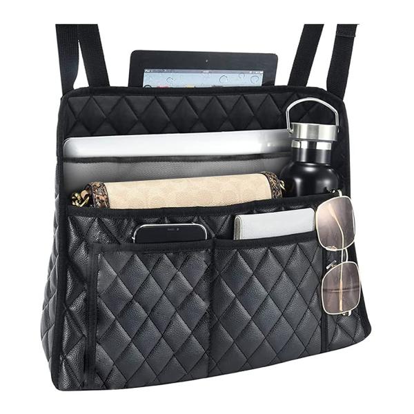 【並行輸入品】AICEL(アイセル) 車用ハンドバッグ パースホルダー シート間用 オートシートレザ...