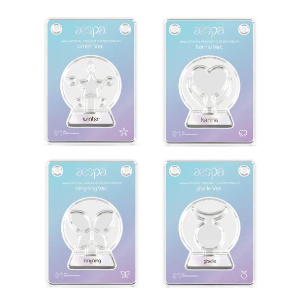 【並行輸入品】aespa 公式ファンライトカスタムエンブレム(ニンニング) aespa Offici...