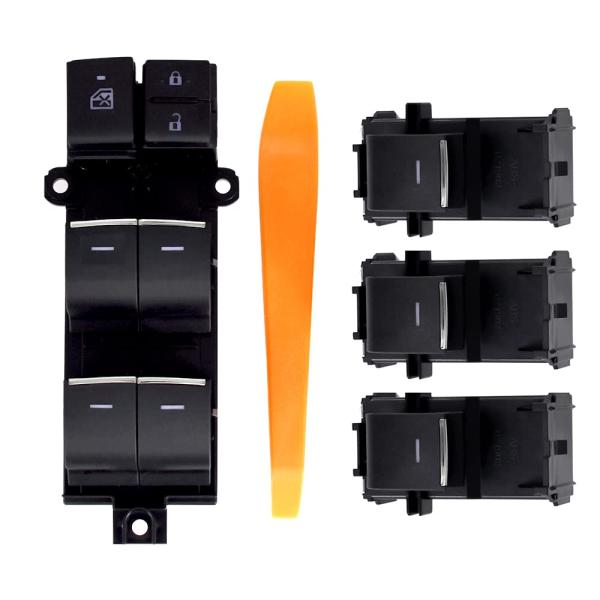 【並行輸入品】Automkt LEDライト付きパワーウィンドウスイッチ 運転席と助手席側 2019 ...