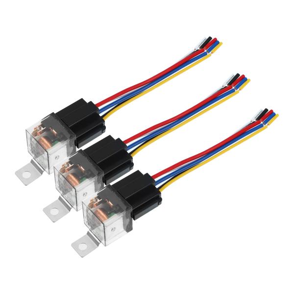 【並行輸入品】X AUTOHAUX 3 Pcs DC 24V 80A SPDT Automotive...