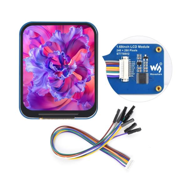 【並行輸入品】Waveshare 1.7インチLCDディスプレイモジュール、Raspberry Pi...