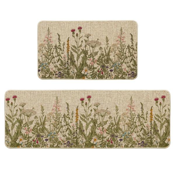 【並行輸入品】Artoid Mode Wildflower Spring Floral Kitche...