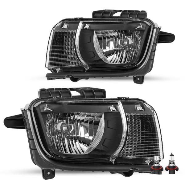 【並行輸入品】JSBOYAT ハロゲンヘッドライトアセンブリ 交換用 シボレーカマロ 2010 20...