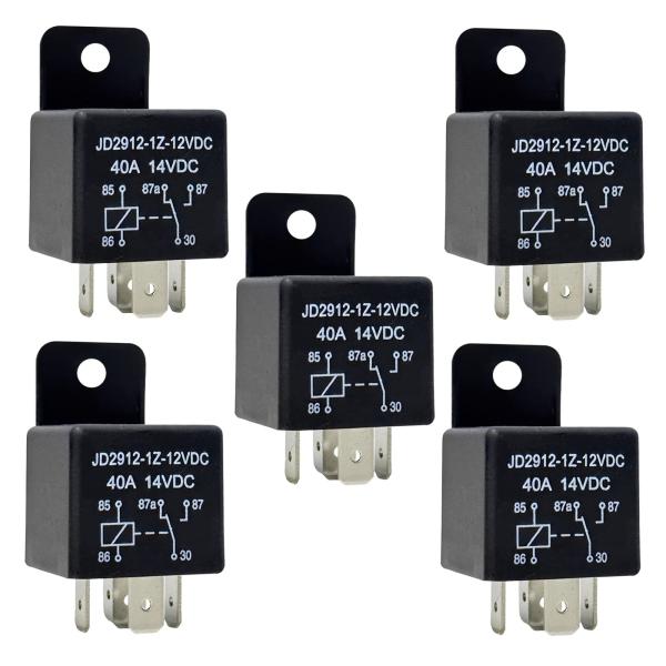 【並行輸入品】Kalmaegee リレー 12V 40A 5ピンリレーモデル JD2912 1Z 1...