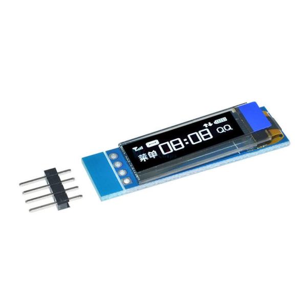 【並行輸入品】0.91 Inch 128x32 IIC I2C White OLED LCD Dis...